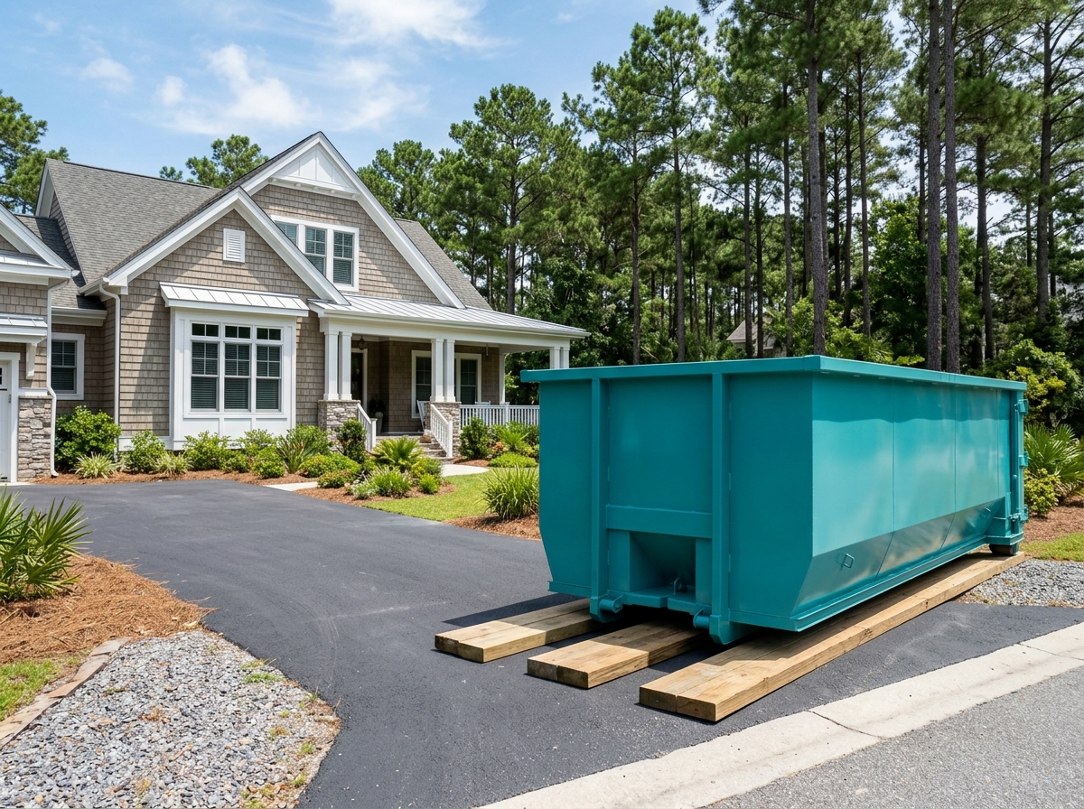 Roofing Debris Roll-Off Rental in Mobile AL